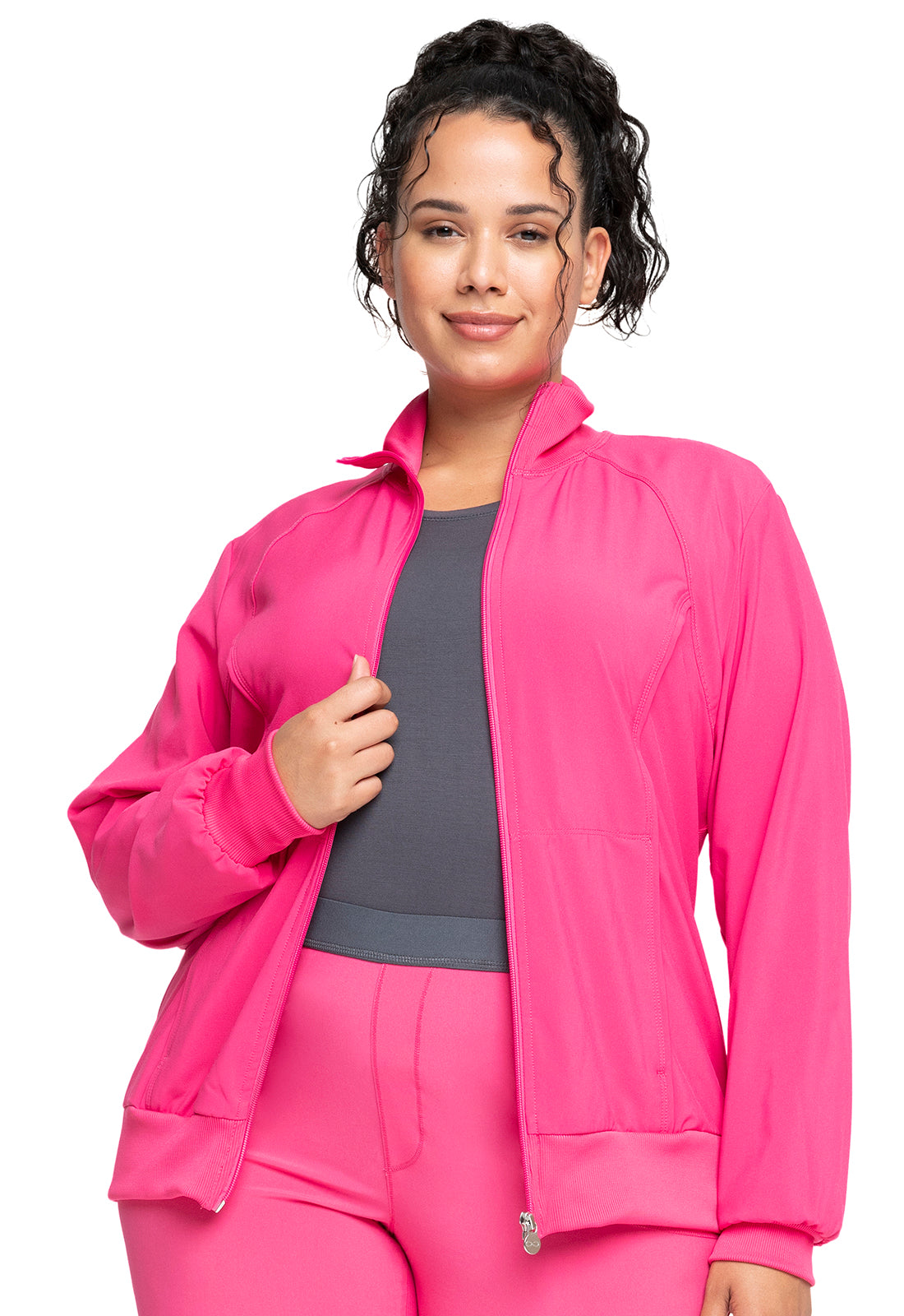 Cherokee Infinity Zip Front Jacket (Extended Sizes) – Berani Femme Couture  Scrubwear & Medical Supply
