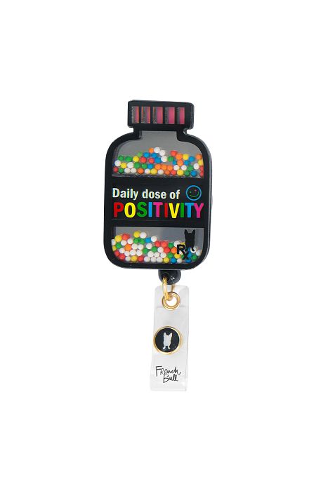 French Bull by Koi Positivity Pill Badge Reel – Berani Femme Couture  Scrubwear & Medical Supply
