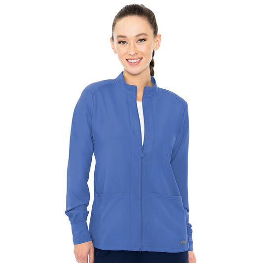 Med Couture Insight Zip Front Warm-Up Jacket (XS-5XL)