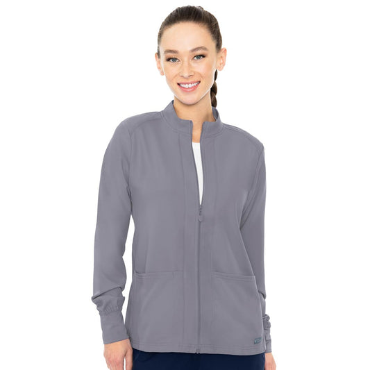 Med Couture Insight Zip Front Warm-Up Jacket (11 colors in XS-5XL)