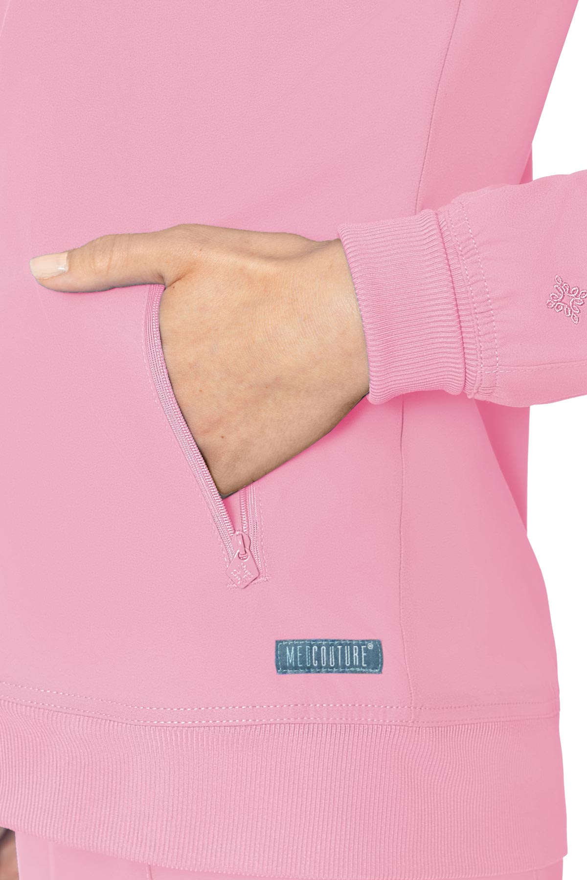 Med Couture Peaches Zip Front Jacket