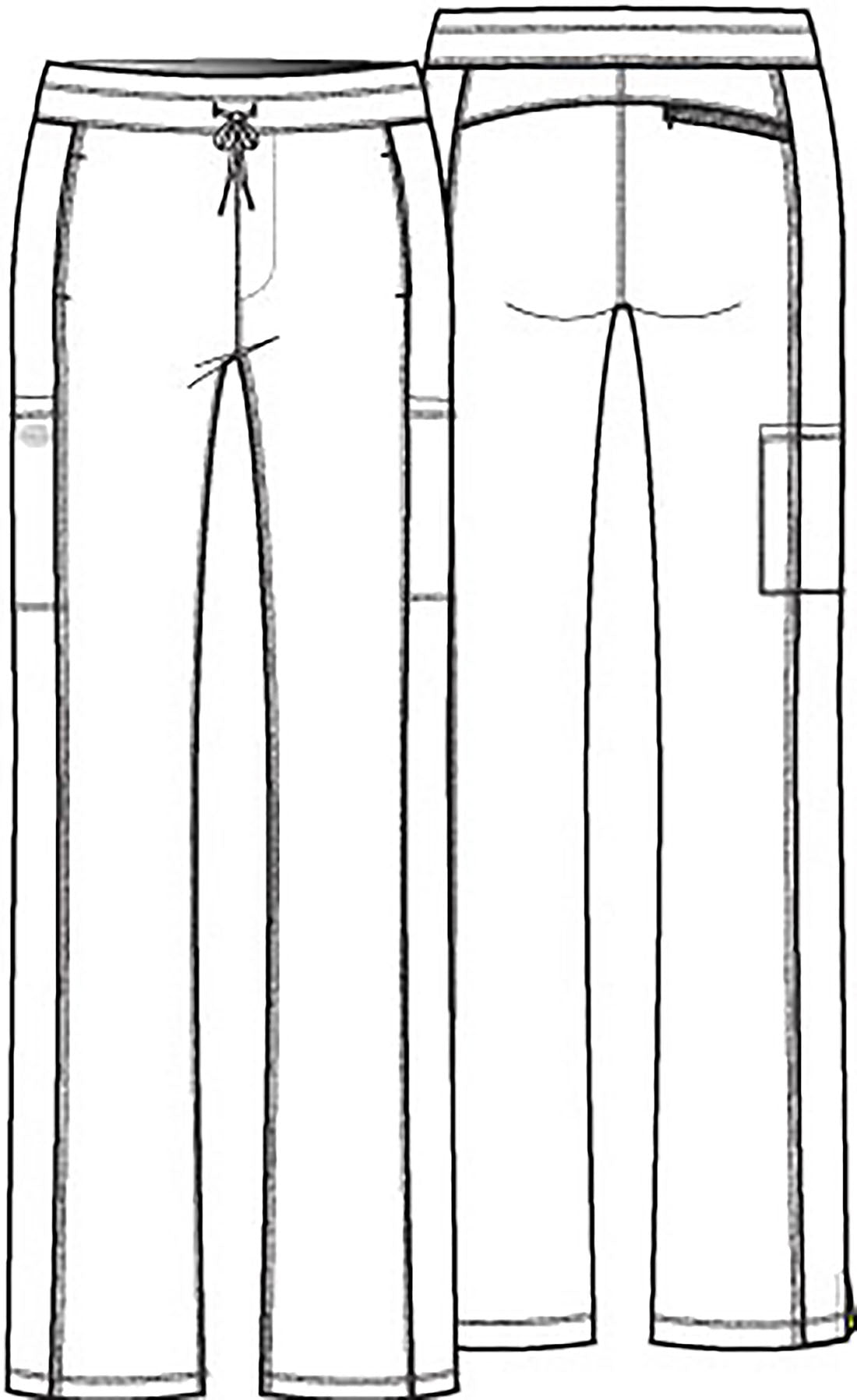 Dickies Dynamix Mid Rise Straight Leg Drawstring Pant Petite Length (XXS-2XL)