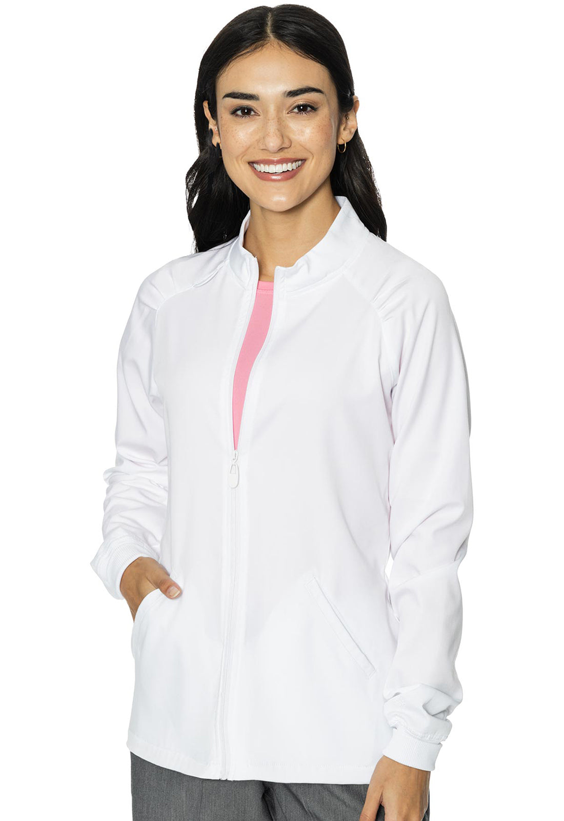 Med Couture Touch Raglan Warm Up Jacket (5 Colors Up to Size 3XL)