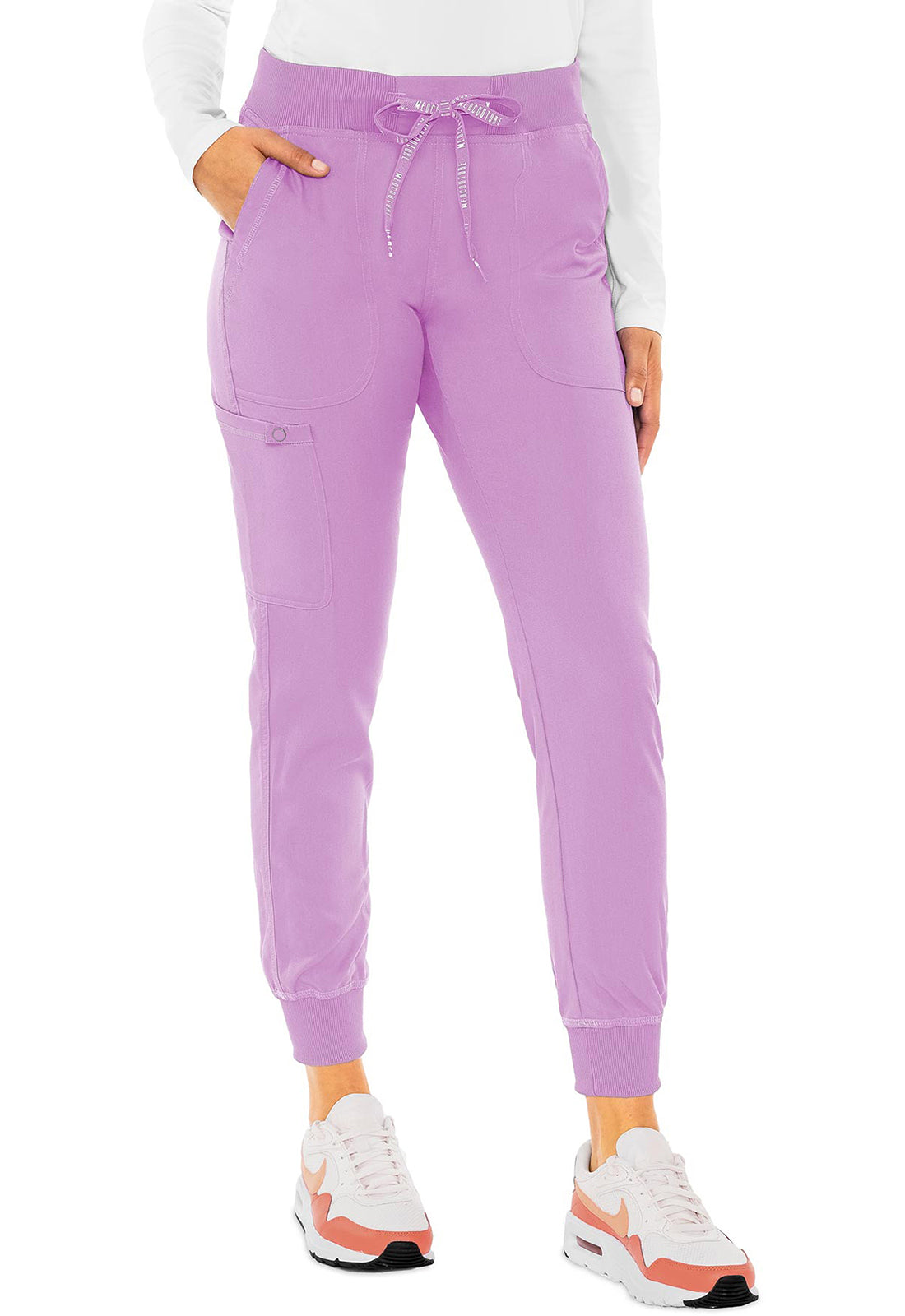 Med Couture Touch Yoga Jogger Pant (15 Colors XS-3XL Petite Length)