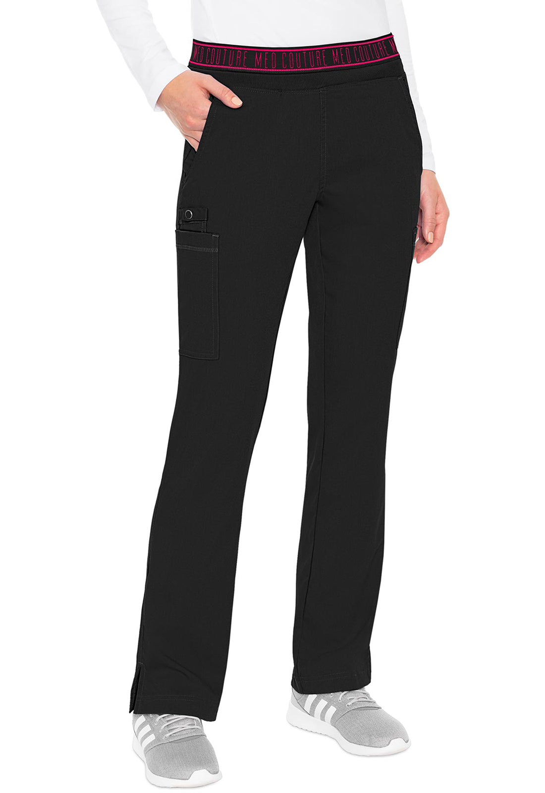 Med Couture Touch Yoga 2 Cargo Pocket Pant (16 Colors XS-2XL Petite Length)