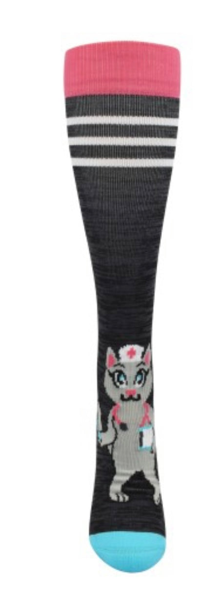 Kitty of Medicine Compression Socks (Regular & XL)