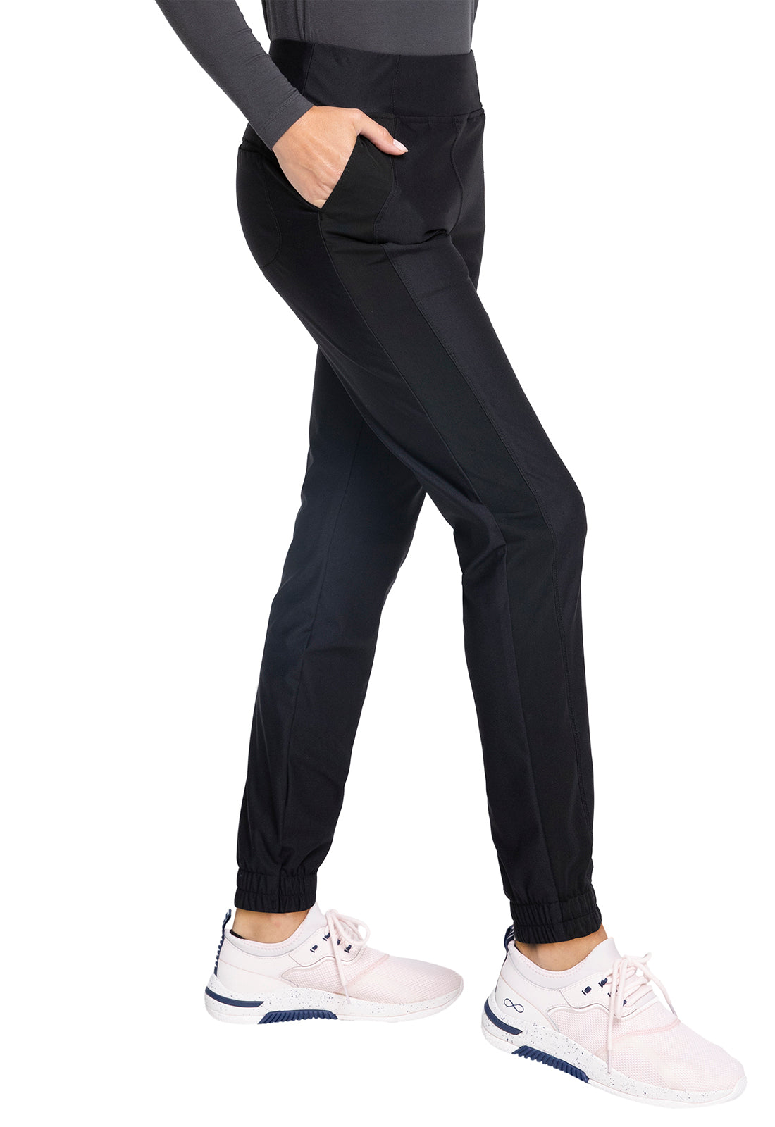 Cherokee Form Mid Rise Pull-On Jogger-Navy