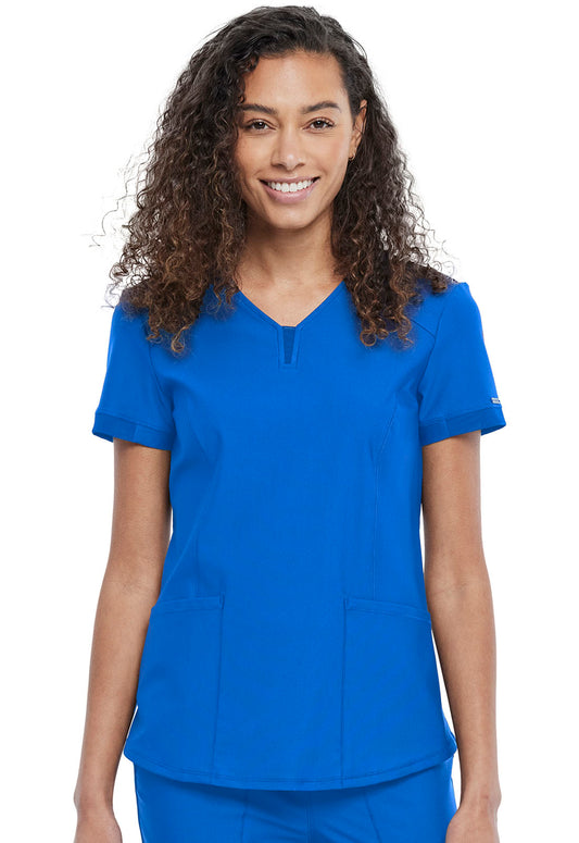 Cherokee Form V-Neck Top (Up to 3XL)