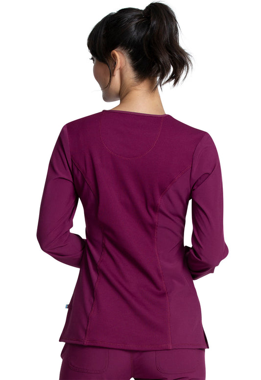 Cherokee Infinity Round Neck Long Sleeve Top (6 colors up to 5XL)
