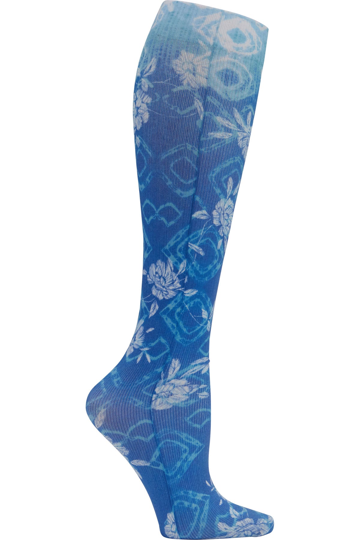 Cherokee Womens 8-15 mmHg Compression Socks (Various Designs Also In Plus Size)