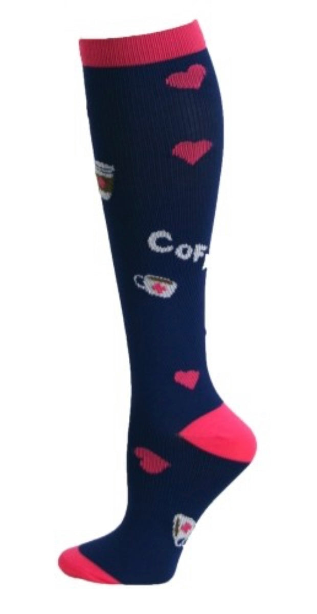 Need Coffee Compression Socks (Regular & XL)