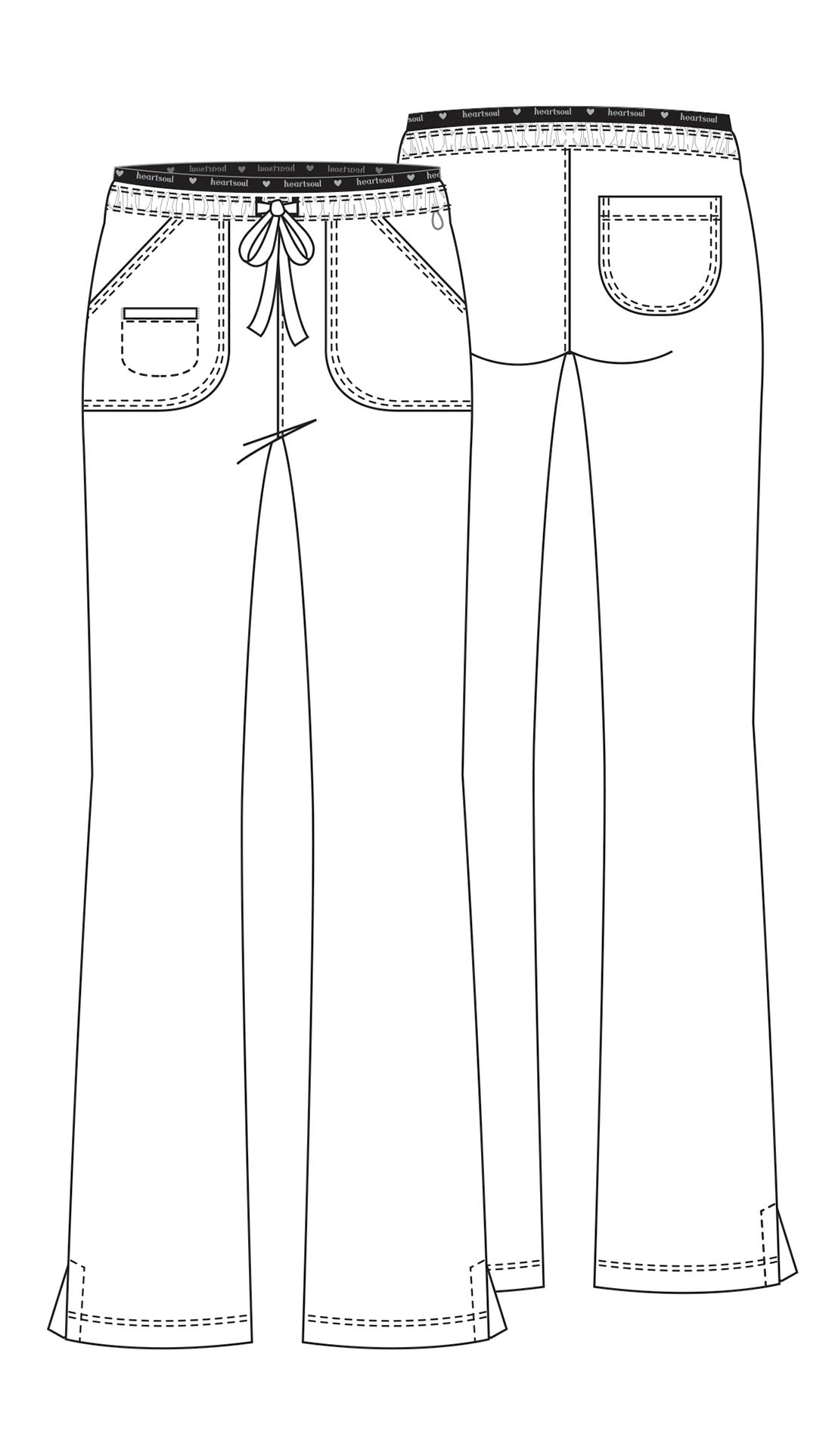 Heart & Soul Drawstring Pants- 3XL Regular Length
