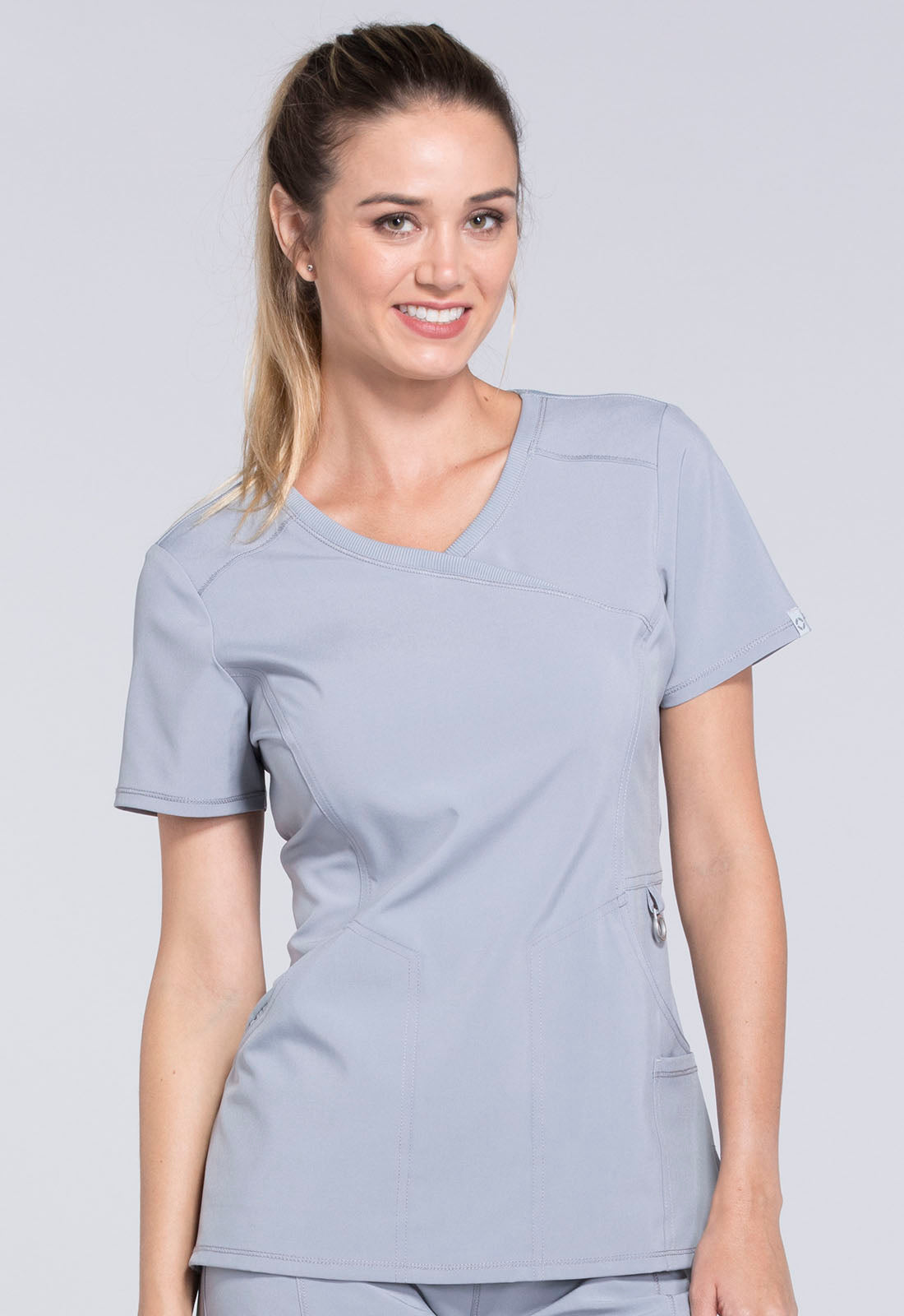 Cherokee Infinity Mock Wrap Top (Extended Sizes)