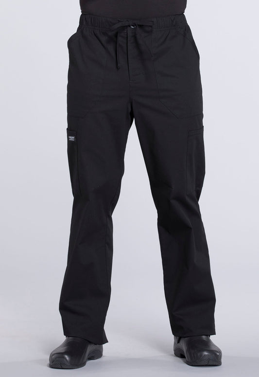 Cherokee Workwear Professional Men's Tapered Leg Fly Front Cargo Pant (Tall up to 2XL)