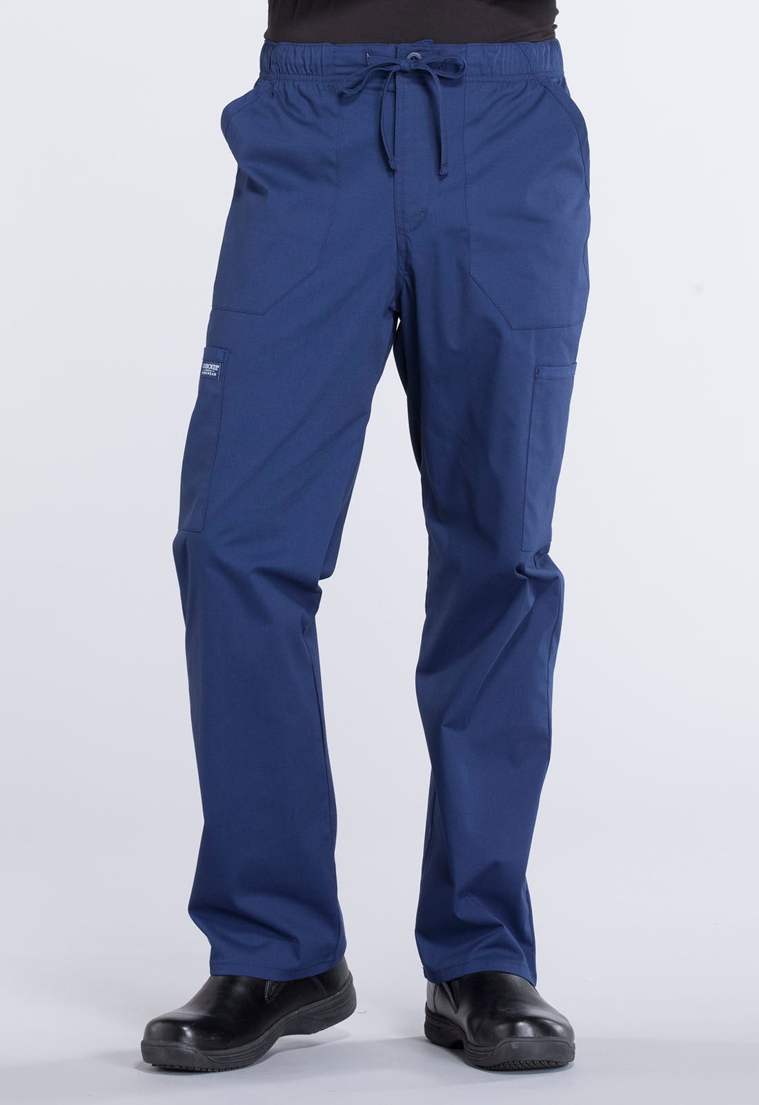 Cherokee Workwear Professionals Men's Tapered Leg Fly Front Cargo Pant (Short up to 3XL)