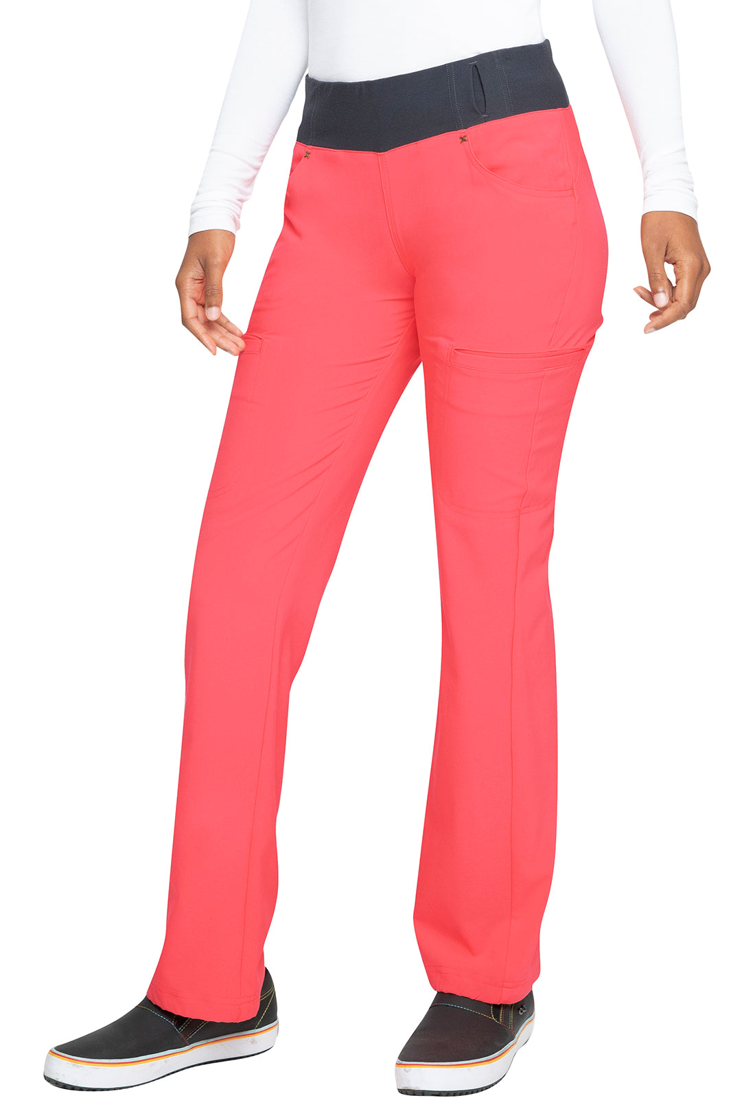 Cherokee Iflex Midrise Straight Leg Pull-On Pants- Tall (Up to 2XL) –  Berani Femme Couture Scrubwear & Medical Supply