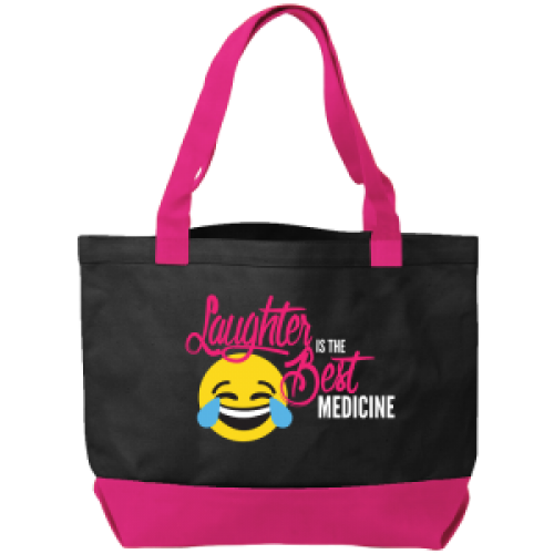 Laughing is Medicine Tote