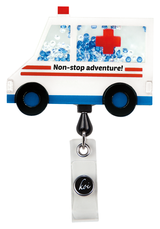 Koi Ambulance Badge Reel (Unisex)